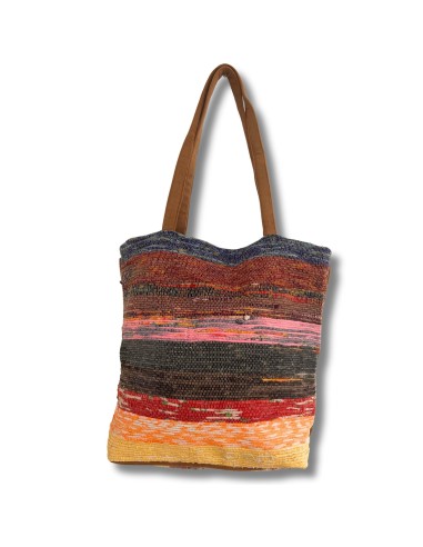 Grand sac en tapis recyclés – Tons lavande