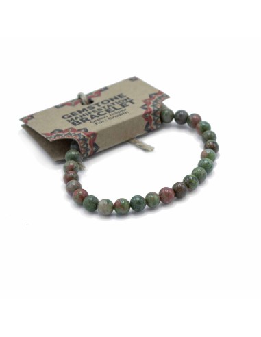 Bracelet manifestation en jaspe vert – Croissance