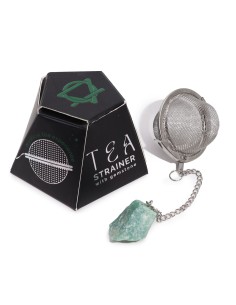 Infuseur à thé en pierres naturelles – Aventurine verte