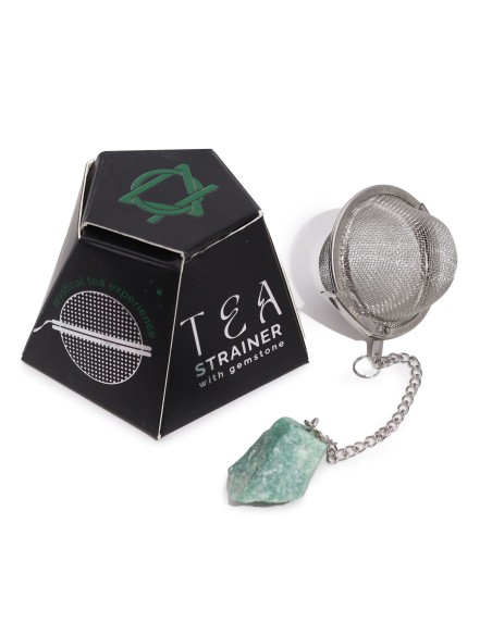 Infuseur à thé en pierres naturelles – Aventurine verte