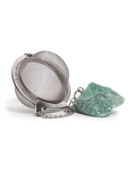 Infuseur à thé en pierres naturelles – Aventurine verte