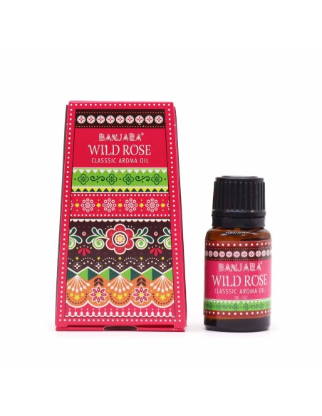 Huile parfumée d’Inde Banjara – Rose sauvage