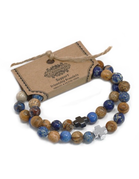 Bracelets spirituels duo – Arc-en-ciel