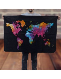 Tenture murale en coton artisanale – Monde inspirant