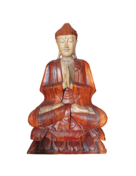 Statue Bouddha sculptée à la main – Accueil & sérénité