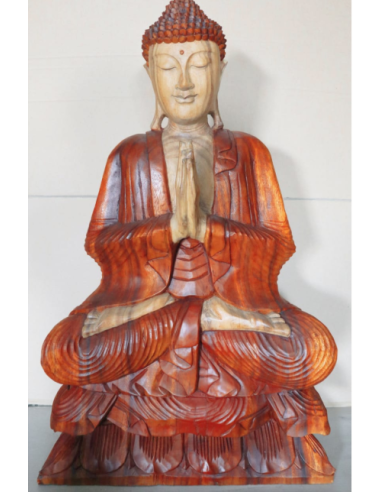 Statue Bouddha sculptée à la main – Accueil & sérénité