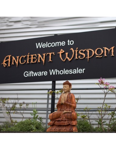 Statue Bouddha sculptée à la main – Accueil & sérénité