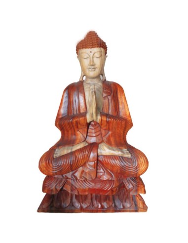 Statue Bouddha sculptée à la main – Accueil & sérénité