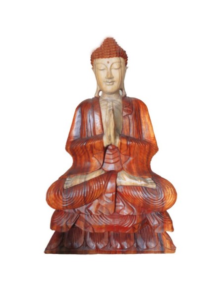 Statue Bouddha sculptée à la main – Accueil & sérénité