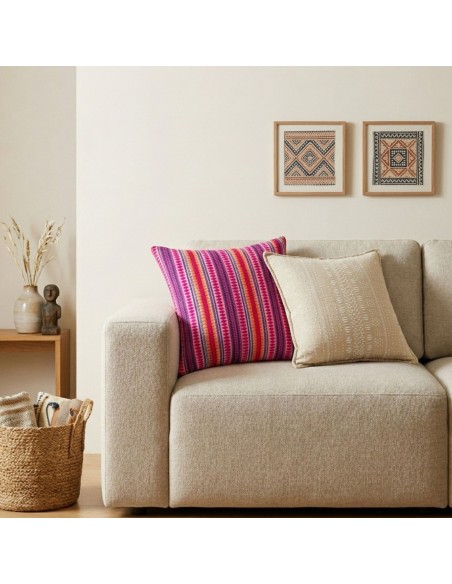 Housse de coussin décorative – Pierre douce & sérénité
