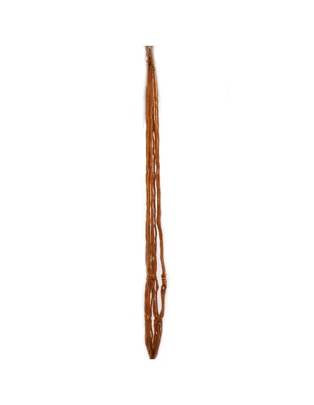 Suspension macramé pour pot – Esprit naturel chocolat
