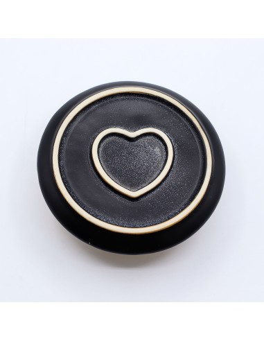 Support céramique pour palo santo & encens – Mandala sable & gris