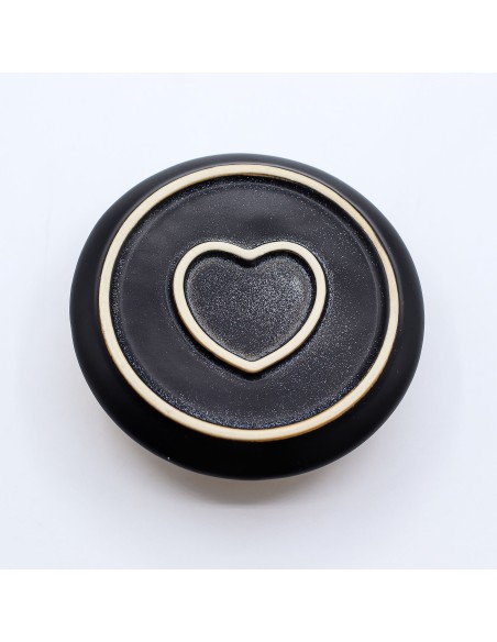 Support céramique pour palo santo & encens – Mandala sable & gris