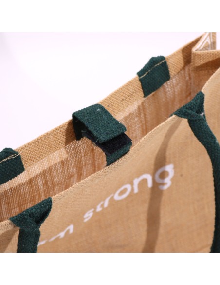 Grand sac en jute Hop Hare – «?Je suis brillante?»