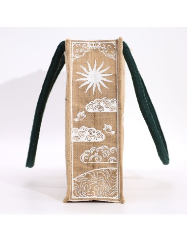 Grand sac en jute Hop Hare – «?Je suis brillante?»