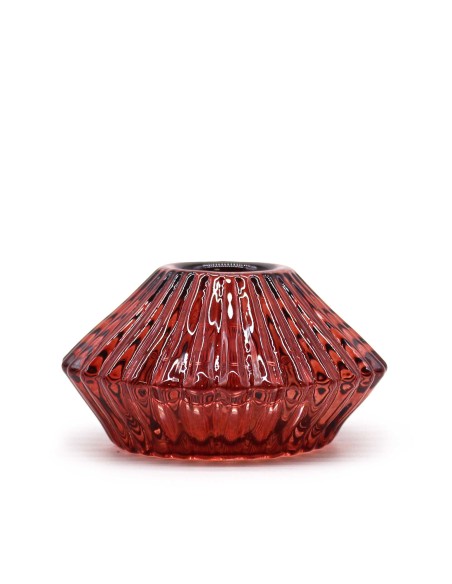 Photophore fleur réversible – Rouge vampire