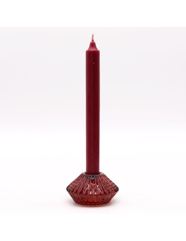 Photophore fleur réversible – Rouge vampire