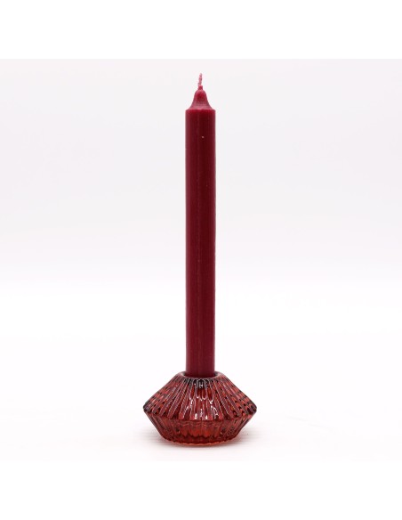 Photophore fleur réversible – Rouge vampire