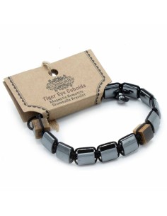 Bracelet magnétique Shamballa – Œil de tigre