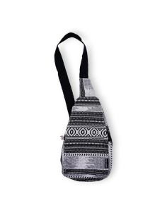 Sac bandoulière jacquard naturel – Caravane urbaine