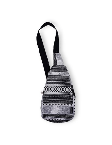 Sac bandoulière jacquard naturel – Caravane urbaine
