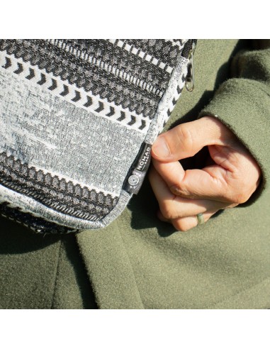 Sac bandoulière jacquard naturel – Caravane urbaine