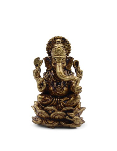 Mini statuette Ganesha en laiton – Chance intérieure