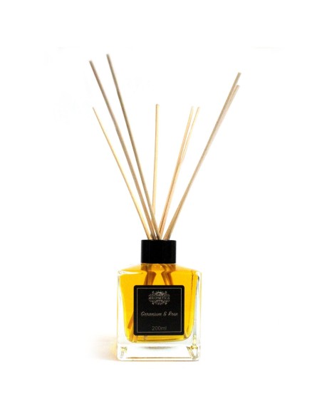 Diffuseur à bâtonnets – Géranium & rose