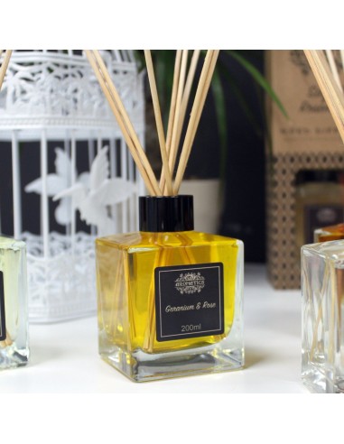 Diffuseur à bâtonnets – Géranium & rose