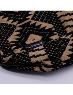 Sac jacquard naturel – Métier du désert «?Muse voyageuse?»