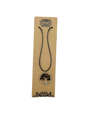 Pendentif Arbre de Vie en œil de tigre