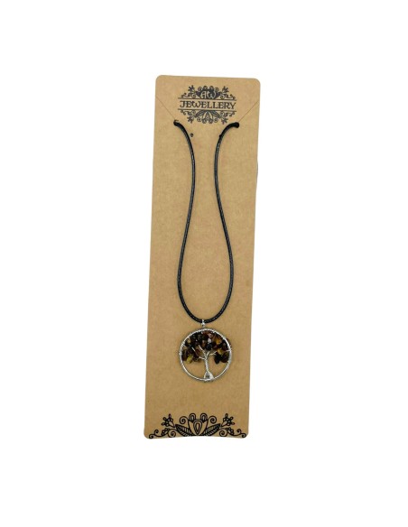 Pendentif Arbre de Vie en œil de tigre