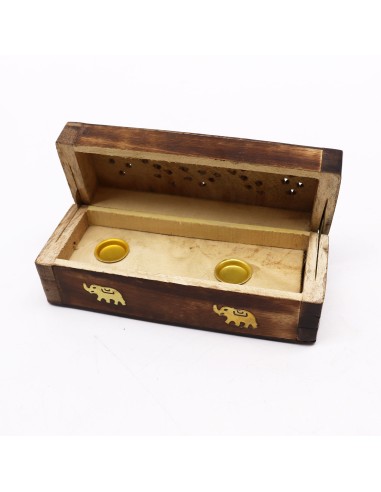 Boîte à fumée pour cônes d’encens – Bois de manguier