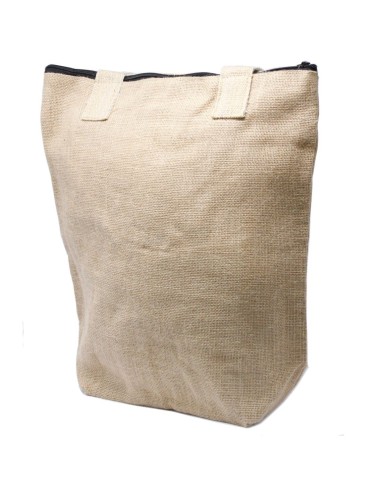 Sac cabas en jute écologique – Naturel sans motif