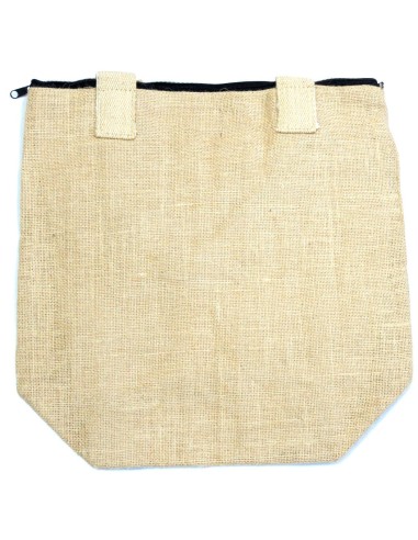 Sac cabas en jute écologique – Naturel sans motif