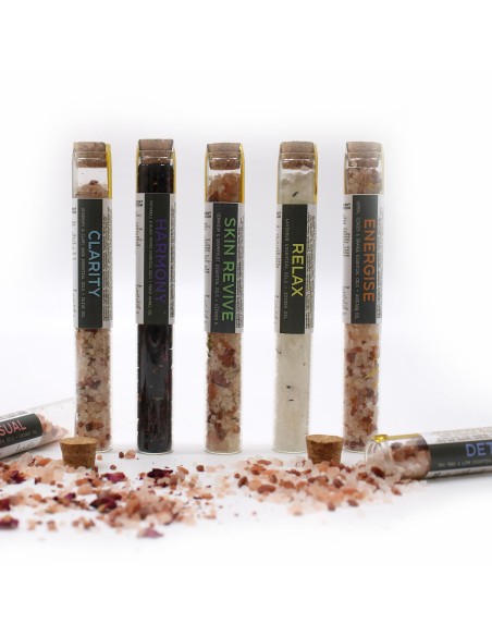 Sels de bain en fioles – Coffret de 7