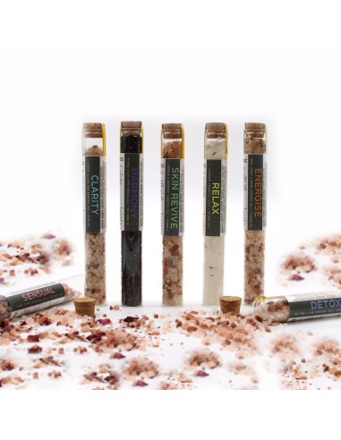 Sels de bain en fioles – Coffret de 7