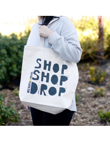Sac shopper – Motifs assortis (lot de 4 designs)