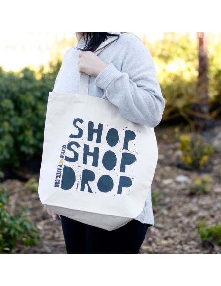 Sac shopper – Motifs assortis (lot de 4 designs)