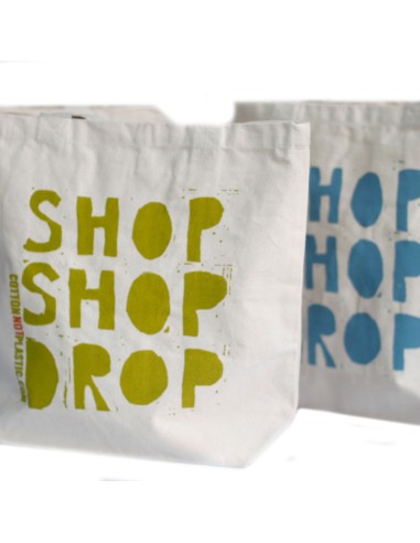 Sac shopper – Motifs assortis (lot de 4 designs)