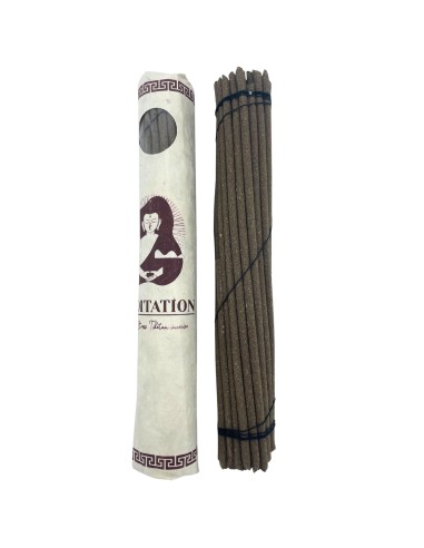 Encens tibétain premium roulé – Méditation (30 bâtonnets)