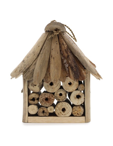 Boîte décorative nature bois flotté – Abeilles & insectes