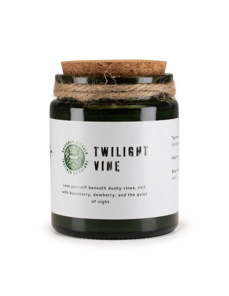 Greenman – Bougie soja Woodwick « Crépuscule vert »