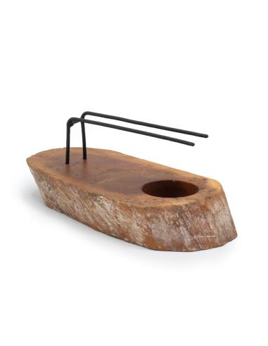 Support chauffant pour palo santo – Bois de gamel patiné