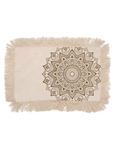 Coussin Lotus Mandala – Harmonie bronze