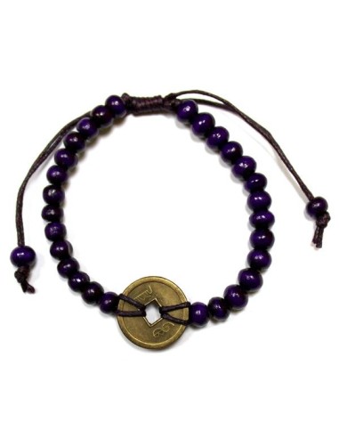 Bracelet Feng Shui – Violet spirituel