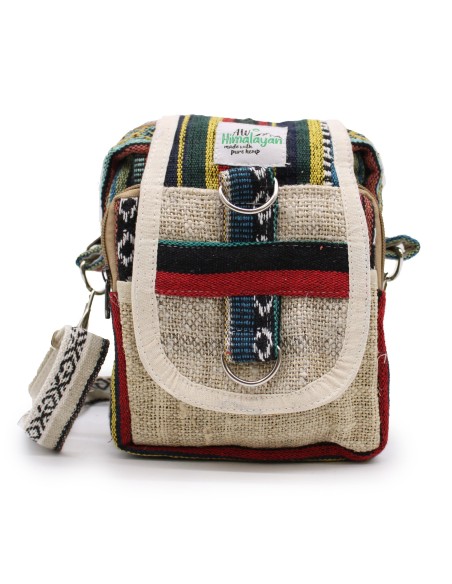 Sac bandoulière body?cross en chanvre naturel & jhari