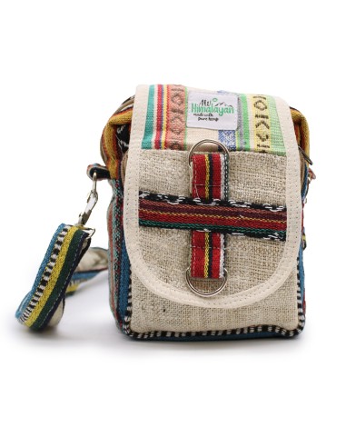 Sac bandoulière body?cross en chanvre naturel & jhari
