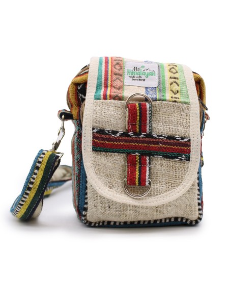 Sac bandoulière body?cross en chanvre naturel & jhari