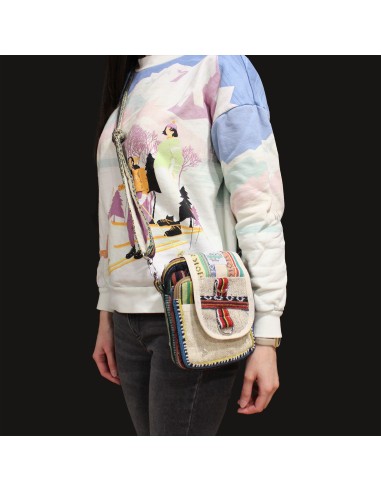 Sac bandoulière body?cross en chanvre naturel & jhari